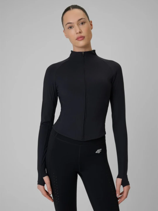 Zdjęcie produktu Damska bluza treningowa 4F 4FRSS26TFSWF0949 - czarna