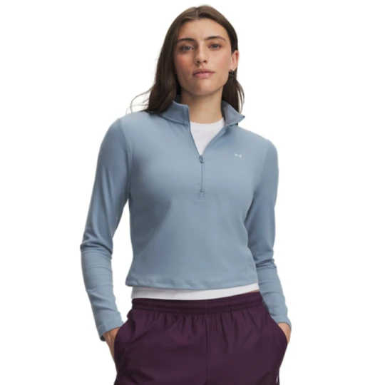 Zdjęcie produktu Damska bluza treningowa bez kaptura Under Armour Motion 1 / 2 Zip - niebieska
