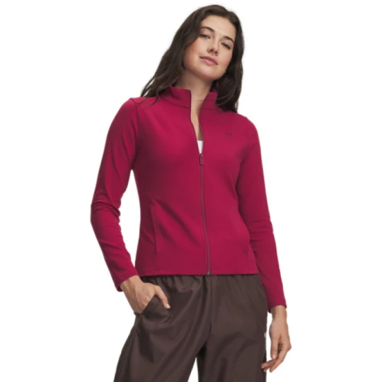 Zdjęcie produktu Damska bluza treningowa Under Armour Motion FZ - burgundowa