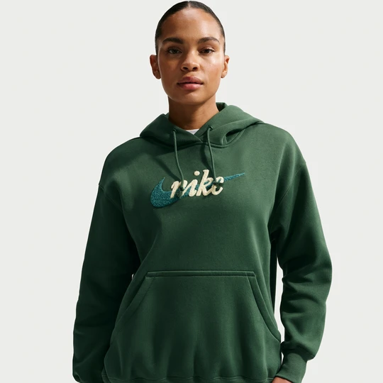 Zdjęcie produktu Damska bluza z kapturem i logo o kroju oversize Nike Phoenix Fleece - Zieleń