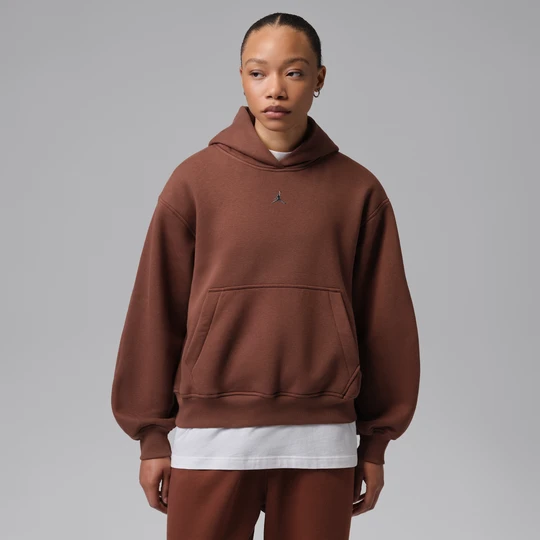Zdjęcie produktu Damska bluza z kapturem Jordan Brooklyn - Brązowy