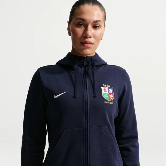 Zdjęcie produktu Damska bluza z kapturem Nike Club British & Irish Lions - Niebieski