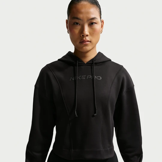 Zdjęcie produktu Damska bluza z kapturem Nike Pro Therma-FIT - Czerń