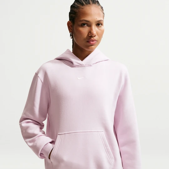 Zdjęcie produktu Damska bluza z kapturem Nike Studio Fleece Medium Weight - Fiolet