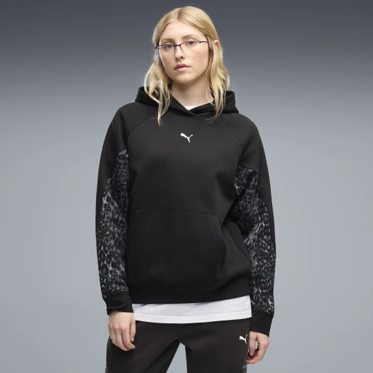 Zdjęcie produktu Damska bluza z kapturem PUMA Sport Animal, Odzież, Czarny