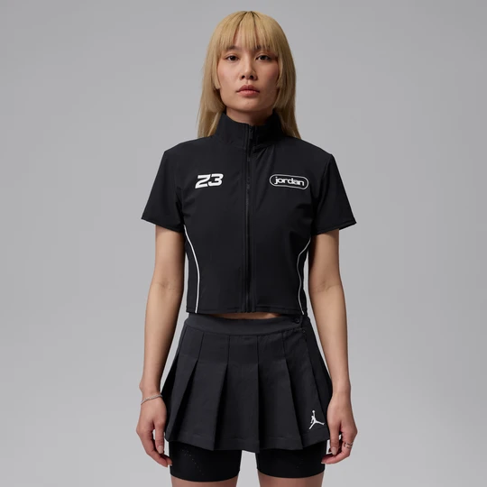 Zdjęcie produktu Damska bluza z zamkiem na całej długości Jordan Brooklyn - Czerń