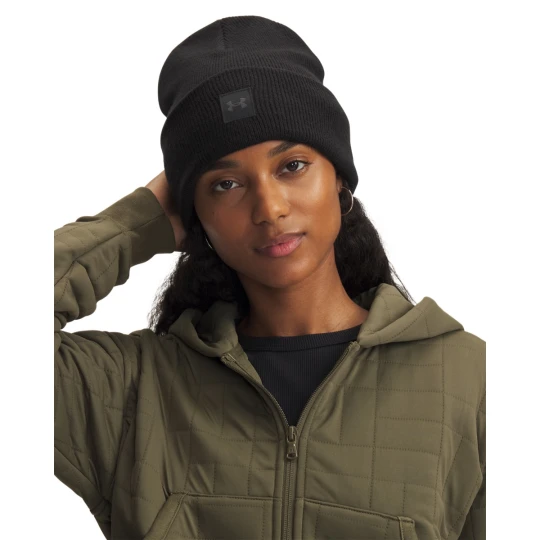 Zdjęcie produktu Damska czapka zimowa Under Armour W HALFTIME BEANIE - czarna