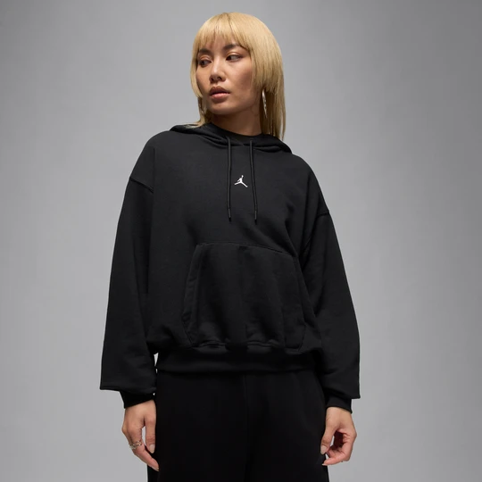 Zdjęcie produktu Damska dzianinowa bluza z kapturem Dri-FIT Jordan Sport Crossover - Czerń