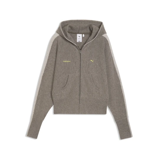 Zdjęcie produktu Damska dzianinowa kurtka PUMA x MADHAPPY T7, Akcesoria, Szary