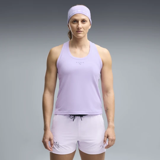 Zdjęcie produktu Damska koszulka bez rękawów PUMA x HYROX PWRMODE, Odzież, Fioletowy Light Lavender