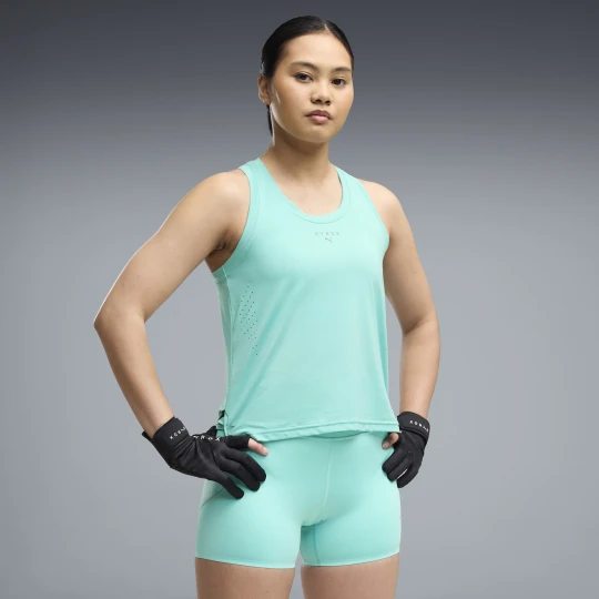 Zdjęcie produktu Damska koszulka bez rękawów PUMA x HYROX PWRMODE, Odzież, Zielony Intense Mint