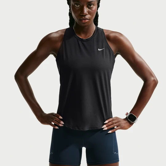 Zdjęcie produktu Damska koszulka bez rękawów do biegania Dri-FIT Nike Swift - Czerń
