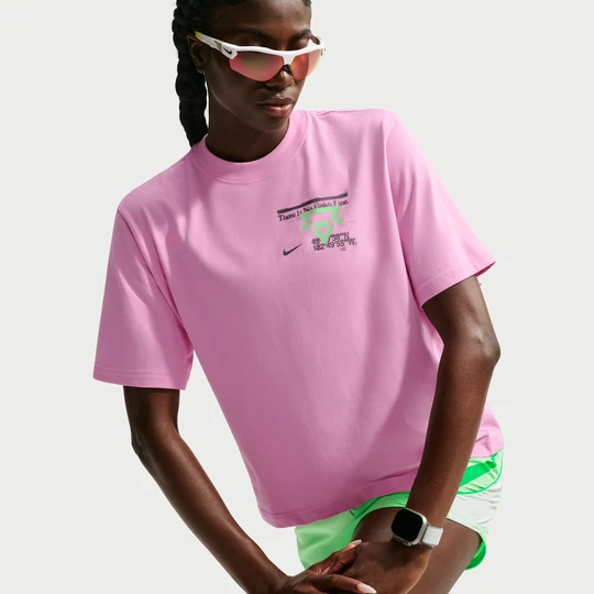 Zdjęcie produktu Damska koszulka do biegania Dri-FIT Nike Swift - Różowy