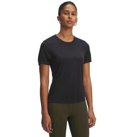 Zdjęcie produktu Damska koszulka do biegania Under Armour UA Launch Jacquard SS - czarna
