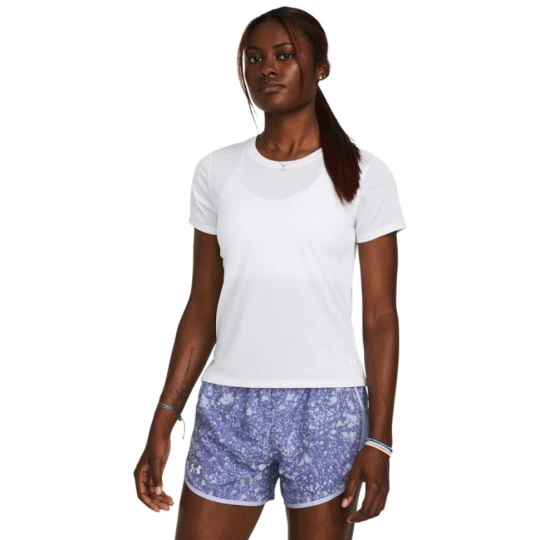 Zdjęcie produktu Damska koszulka do biegania Under Armour UA Launch Shortsleeve - biała