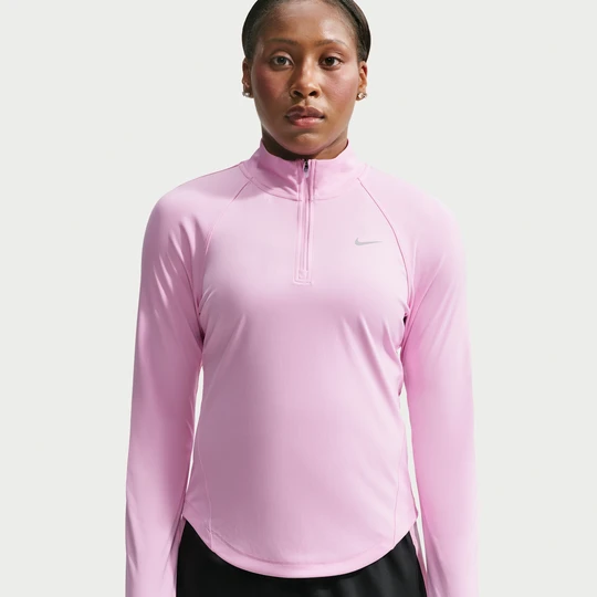 Zdjęcie produktu Damska koszulka do biegania z zamkiem 1/4 Dri-FIT Nike Tempo - Różowy