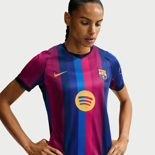 Zdjęcie produktu Damska koszulka piłkarska Nike Dri-FIT FC Barcelona Stadium 2026 / 27 (wersja domowa) – replika - Czerwony