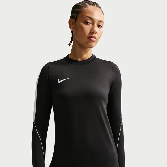 Zdjęcie produktu Damska koszulka piłkarska z półokrągłym dekoltem Dri-FIT Nike Strike - Czerń