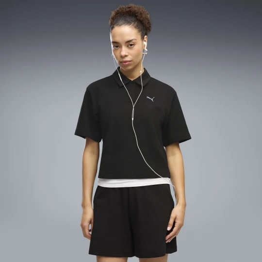 Zdjęcie produktu Damska koszulka polo PUMA Class o luźnym kroju, Odzież, Czarny