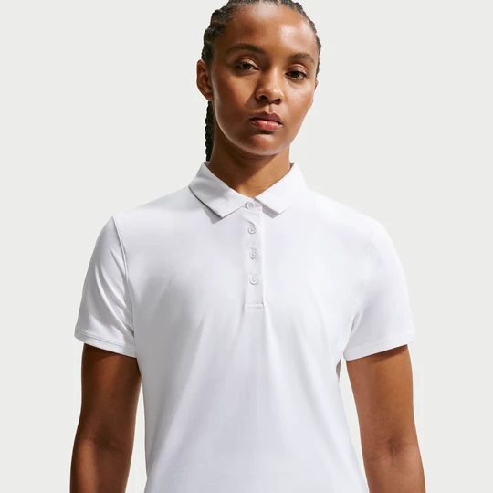 Zdjęcie produktu Damska koszulka polo z krótkim rękawem do golfa Dri-FIT Nike Victory - Biel