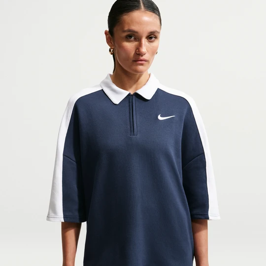 Zdjęcie produktu Damska koszulka polo z krótkim rękawem Nike - Niebieski