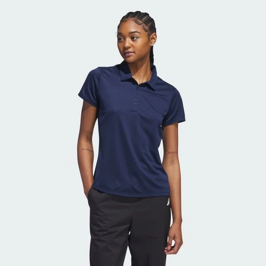 Zdjęcie produktu Damska koszulka polo z krótkim rękawem Solid Performance Adidas Collegiate Navy