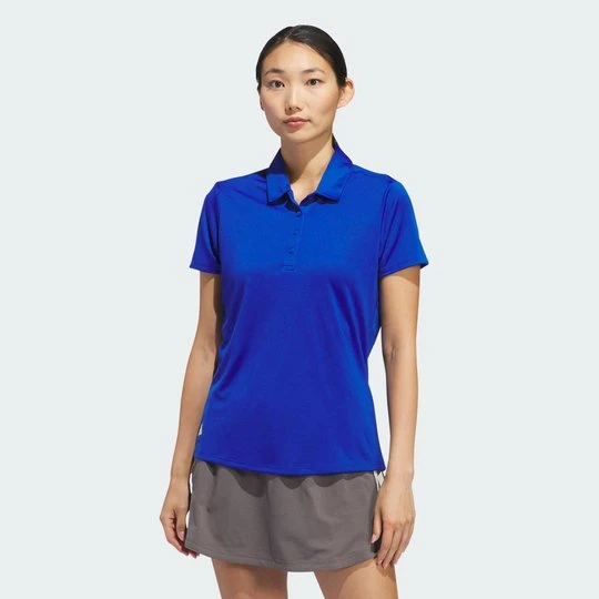 Zdjęcie produktu Damska koszulka polo z krótkim rękawem Solid Performance Adidas Collegiate Royal