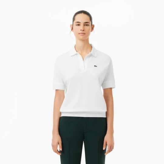 Zdjęcie produktu Damska koszulka polo z lejącej piki Lacoste