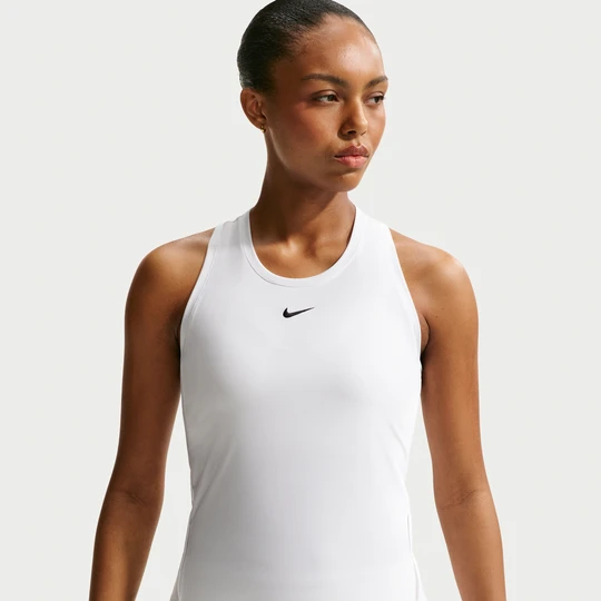 Zdjęcie produktu Damska koszulka tenisowa bez rękawów Dri-FIT Nike Victory - Biel