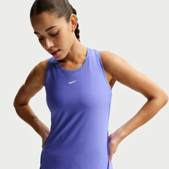 Zdjęcie produktu Damska koszulka tenisowa bez rękawów Dri-FIT Nike Victory - Niebieski