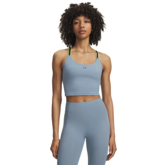 Zdjęcie produktu Damska koszulka treningowa bez rękawów Under Armour Motion Sport Tape Tank - niebieska