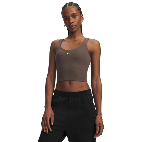 Zdjęcie produktu Damska koszulka treningowa bez rękawów Under Armour Motion Tank - brązowa