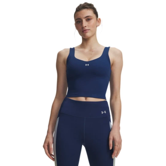 Zdjęcie produktu Damska koszulka treningowa bez rękawów Under Armour Motion Tank - granatowa