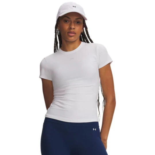 Zdjęcie produktu Damska koszulka treningowa Under Armour Motion Fitted SS - biała