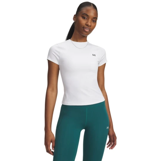 Zdjęcie produktu Damska koszulka treningowa Under Armour Motion Fitted SS EMEA - biała