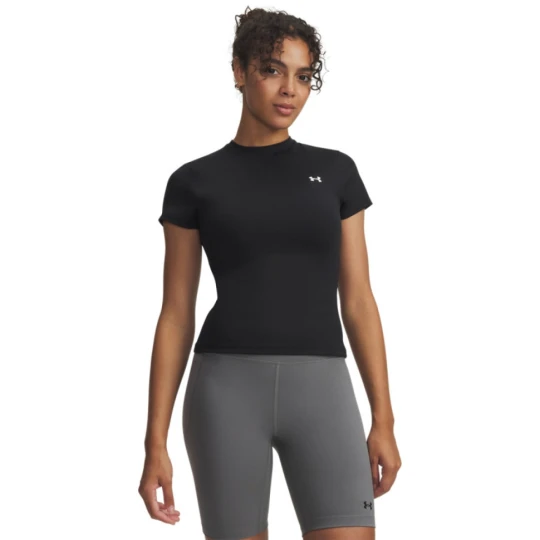 Zdjęcie produktu Damska koszulka treningowa Under Armour Motion Fitted SS EMEA - czarna