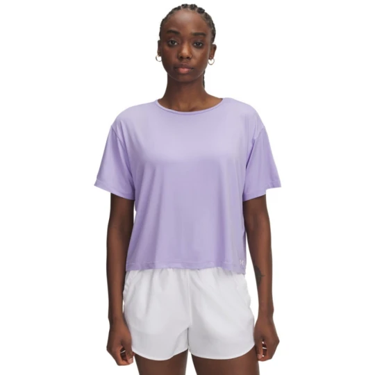 Zdjęcie produktu Damska koszulka treningowa Under Armour Motion SS - fioletowa