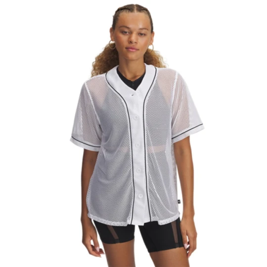 Zdjęcie produktu Damska koszulka treningowa Under Armour Sportswear Baseball Jersey - biała