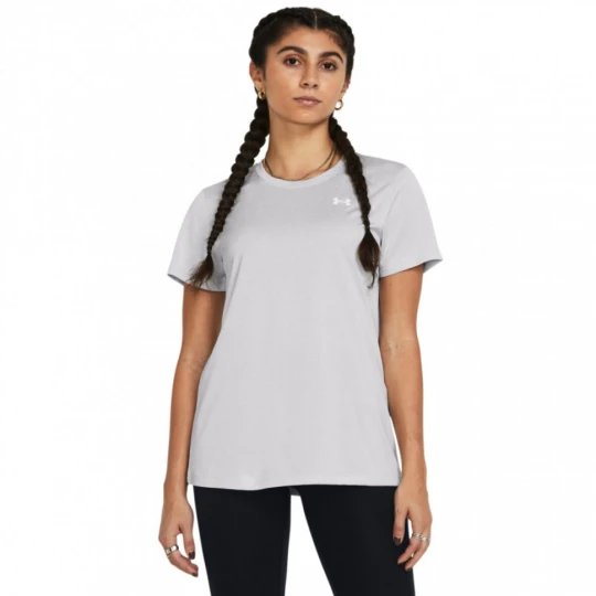 Zdjęcie produktu Damska koszulka treningowa Under Armour Tech SSC- Twist - szara
