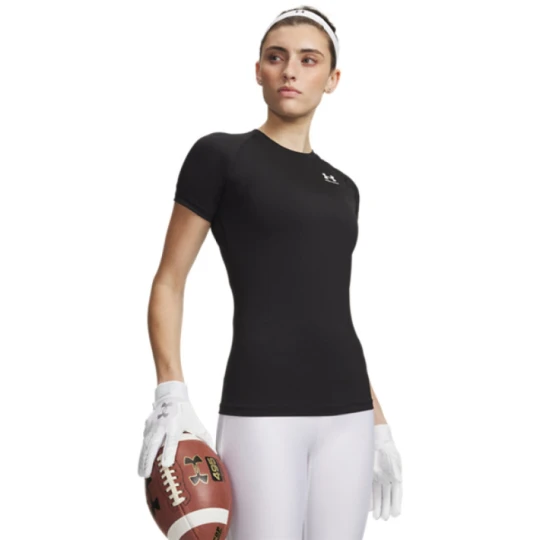 Zdjęcie produktu Damska koszulka treningowa Under Armour UA HG Authentics Comp SS - czarna
