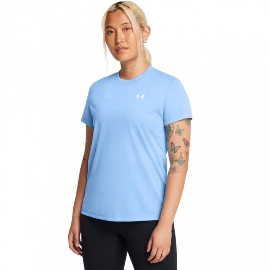 Zdjęcie produktu Damska koszulka treningowa Under Armour UA Tech Riddle - niebieska