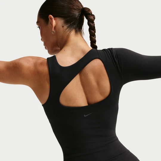 Zdjęcie produktu Damska koszulka z jednym rękawem Nike Zenvy Dri-FIT - Czerń