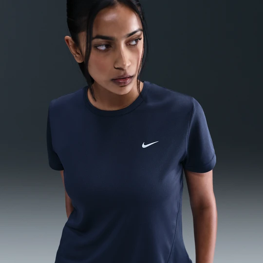 Zdjęcie produktu Damska koszulka z krótkim rękawem do biegania Dri-FIT Nike Tempo - Niebieski