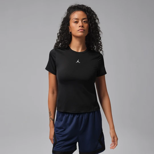 Zdjęcie produktu Damska koszulka z krótkim rękawem Dri-FIT Jordan Sport Essentials - Czerń