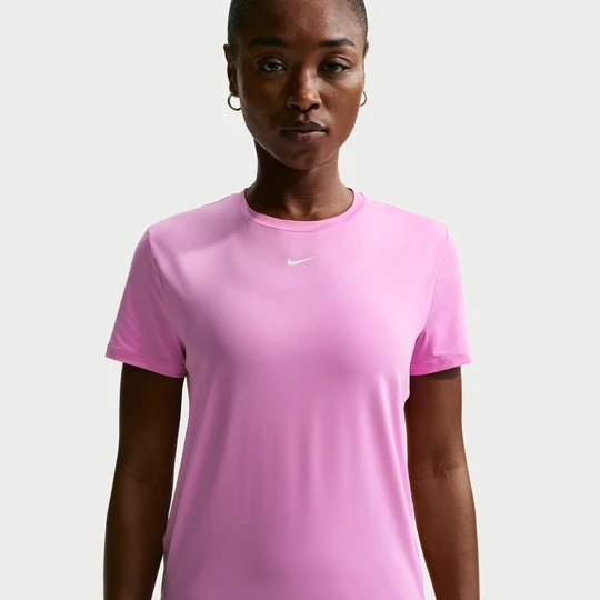 Zdjęcie produktu Damska koszulka z krótkim rękawem Dri-FIT Nike One Classic - Fiolet