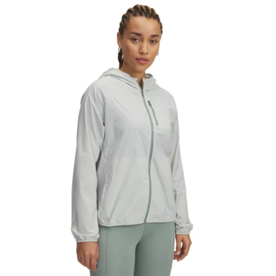 Zdjęcie produktu Damska kurtka do biegania Under Armour Launch Lightweight Jacket - zielona