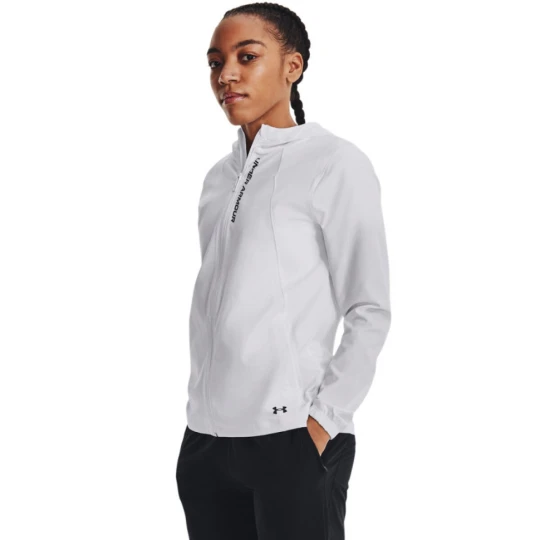 Zdjęcie produktu Damska kurtka do biegania Under Armour UA OutRun the Storm Jacket - biała