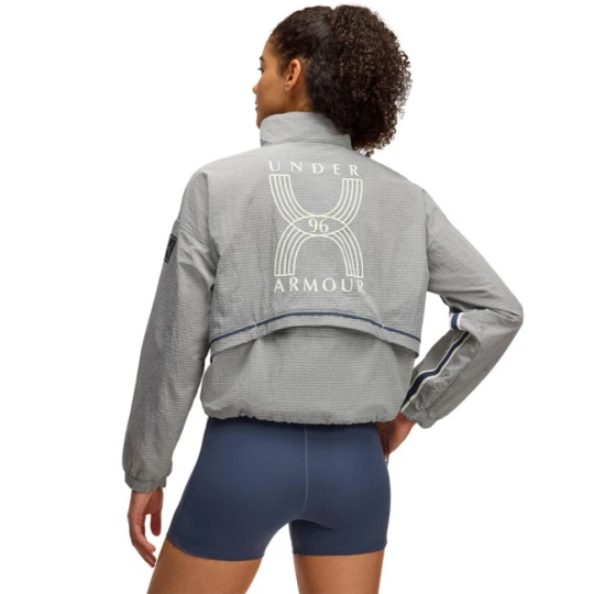 Zdjęcie produktu Damska kurtka do biegania Under Armour UA Run 96 Jacket - szara