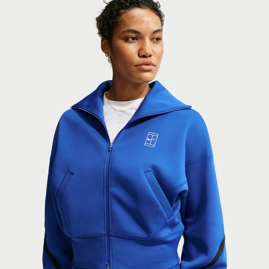 Zdjęcie produktu Damska kurtka do tenisa Nike Advantage z zamkiem na całej długości Dri-FIT - Niebieski