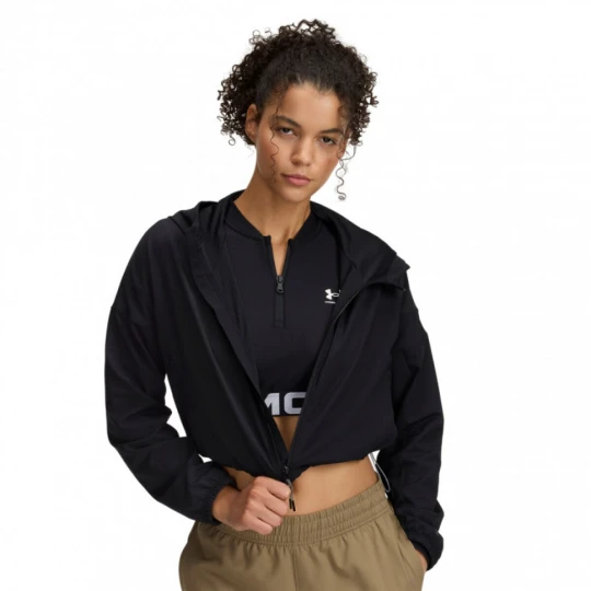 Zdjęcie produktu Damska kurtka przejściowa Under Armour UA Unstoppable Woven HD Jkt - czarna